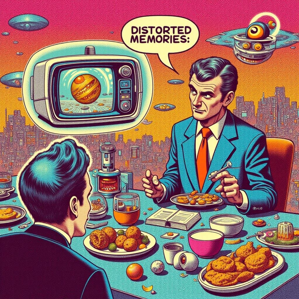 1970s Sci-Fi Pulp Cartoon Visions of Tomorrow