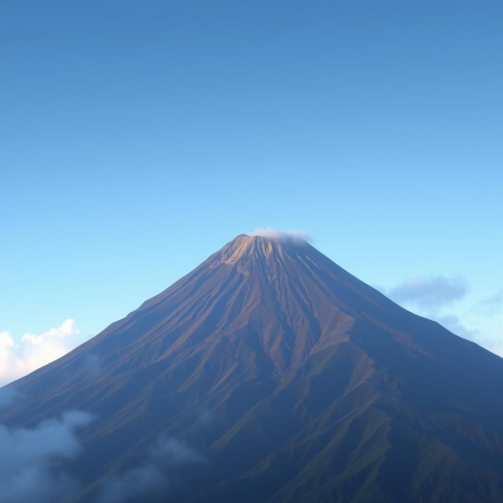 Arenal Volcano Costa Rica in 3D Rendering