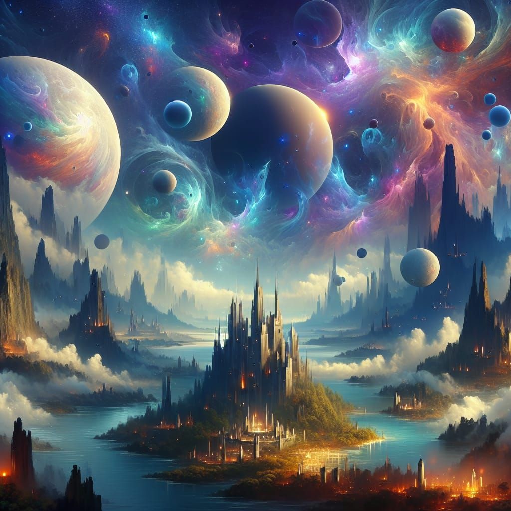 Worlds Within Worlds: Dimensional Concept Art