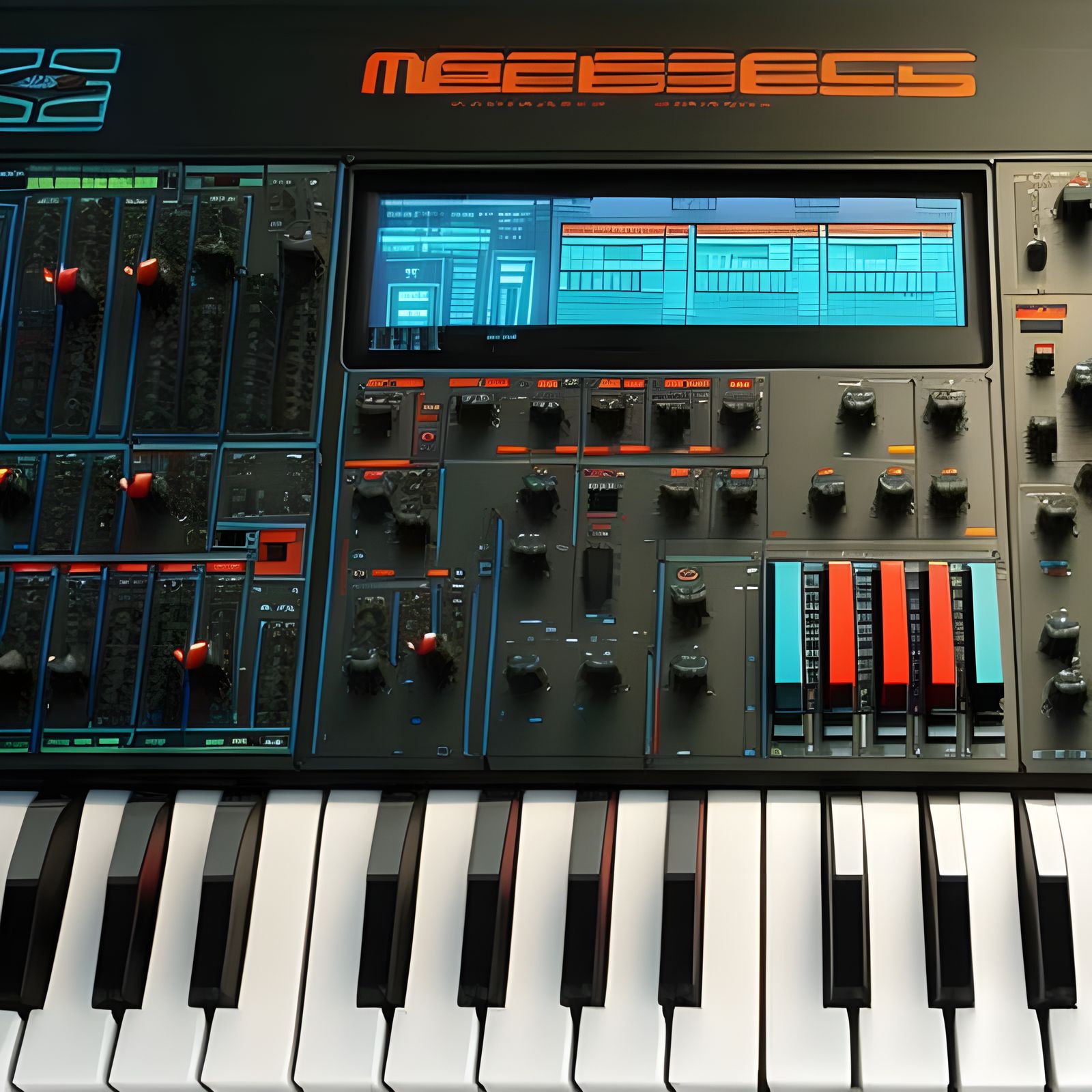 Roland 808 Workstation in Moebius Style