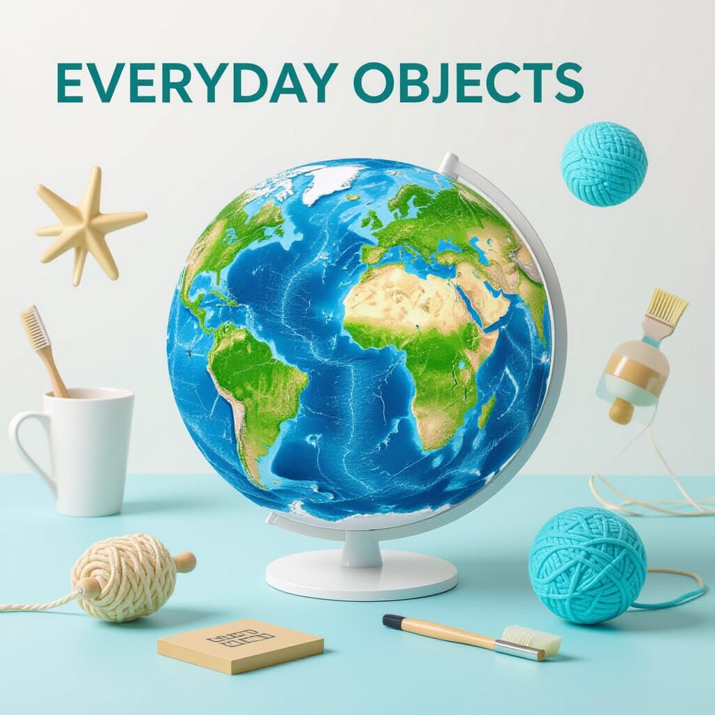 Everyday Objects Reimagined with Web Textures