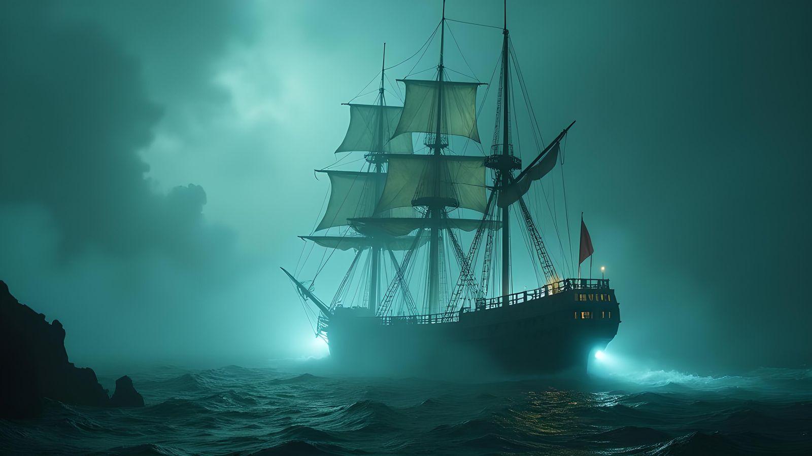 Ghost Ship in the Bermuda Triangle