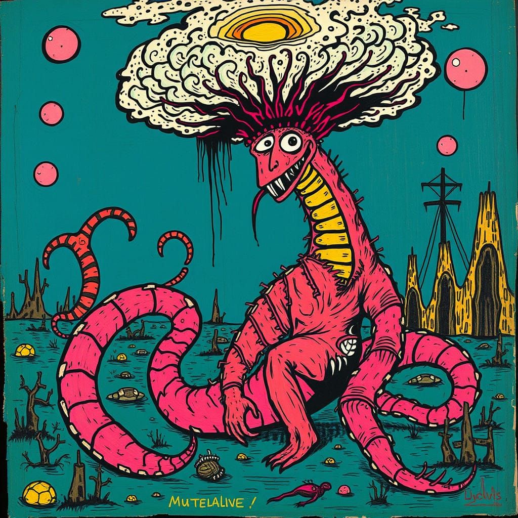 Surreal Leviathan Emerge from Wasteland Desolation in Sci-Fi...