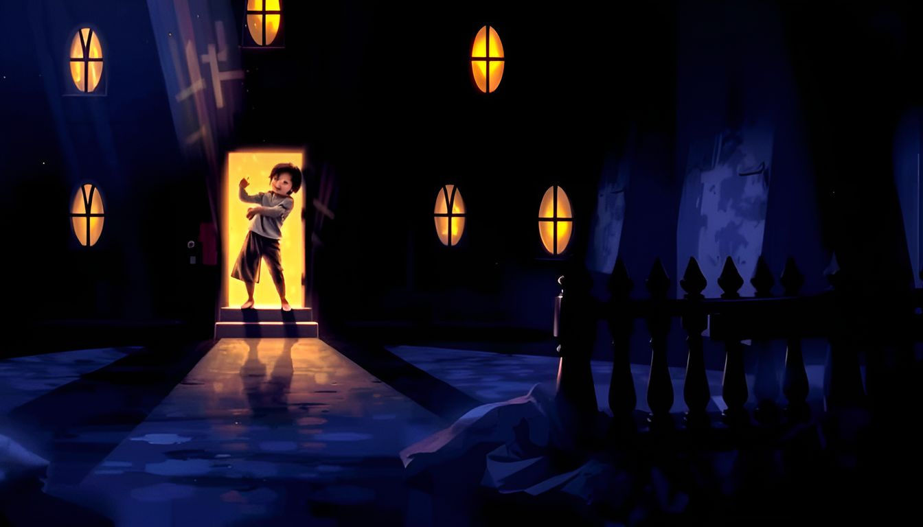 Hide-and-Seek in Haunted House: Cinematic Game