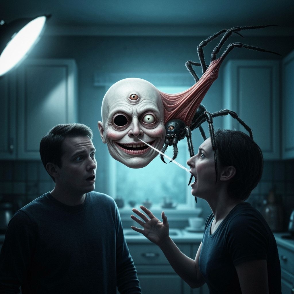 Horrifying Hallucination: Human vs. Spider Monster