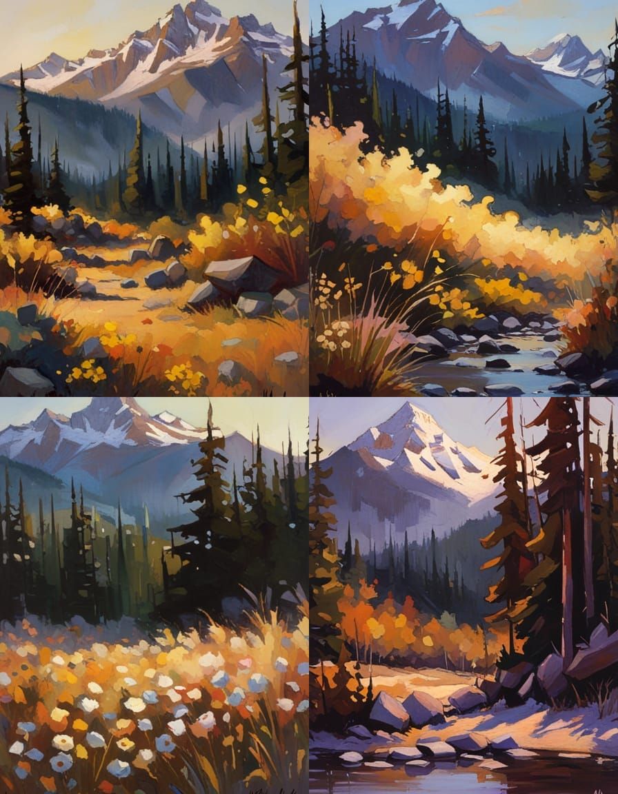 Illustrative Digital Art: Painterly Concept Design