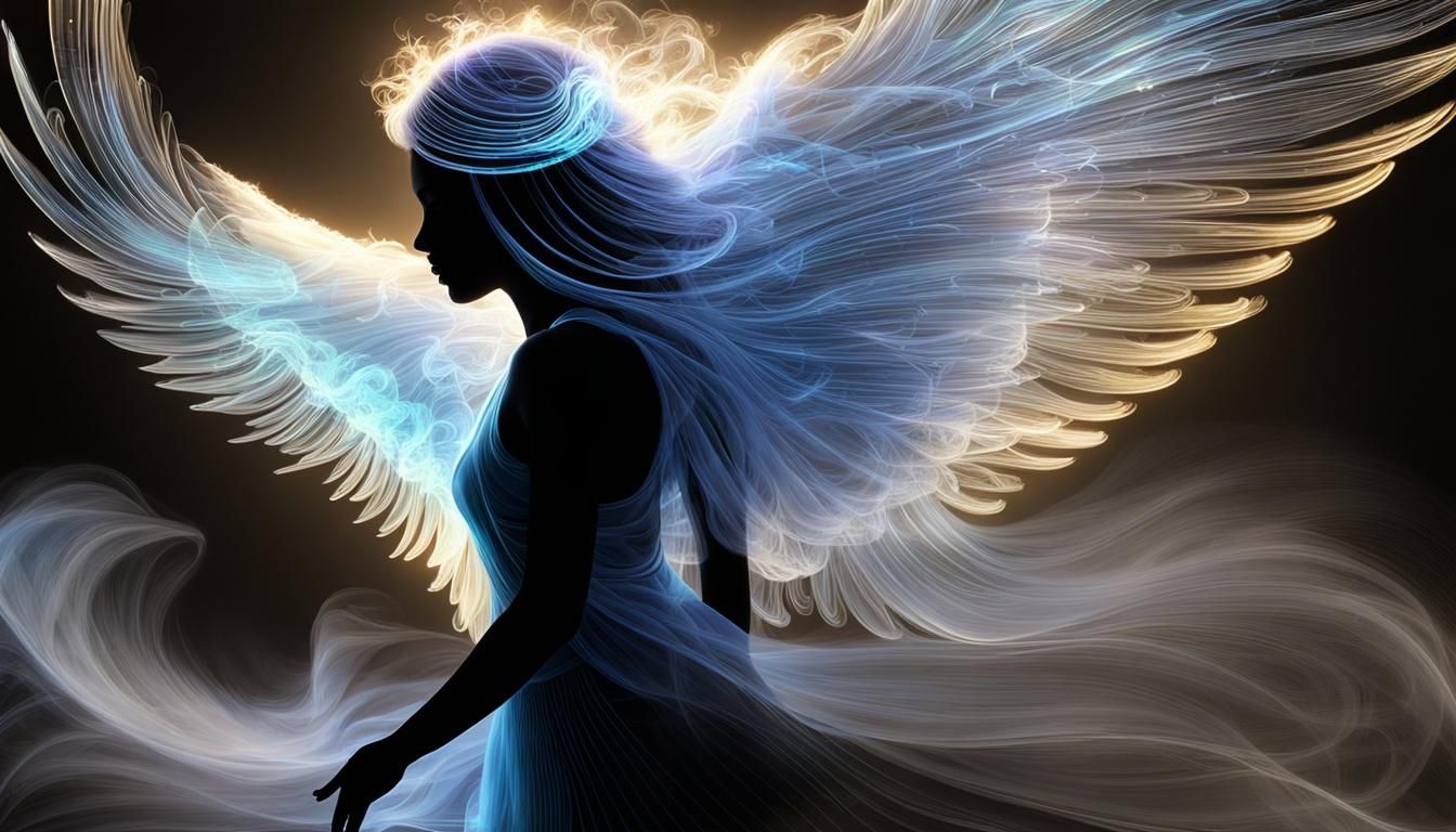 8 Images Set 2 (2): Whisper your worries into the wind; your guardian angel will catch them.