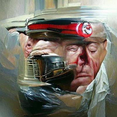 Fascism: Oil Painting Exploring Political Ideology