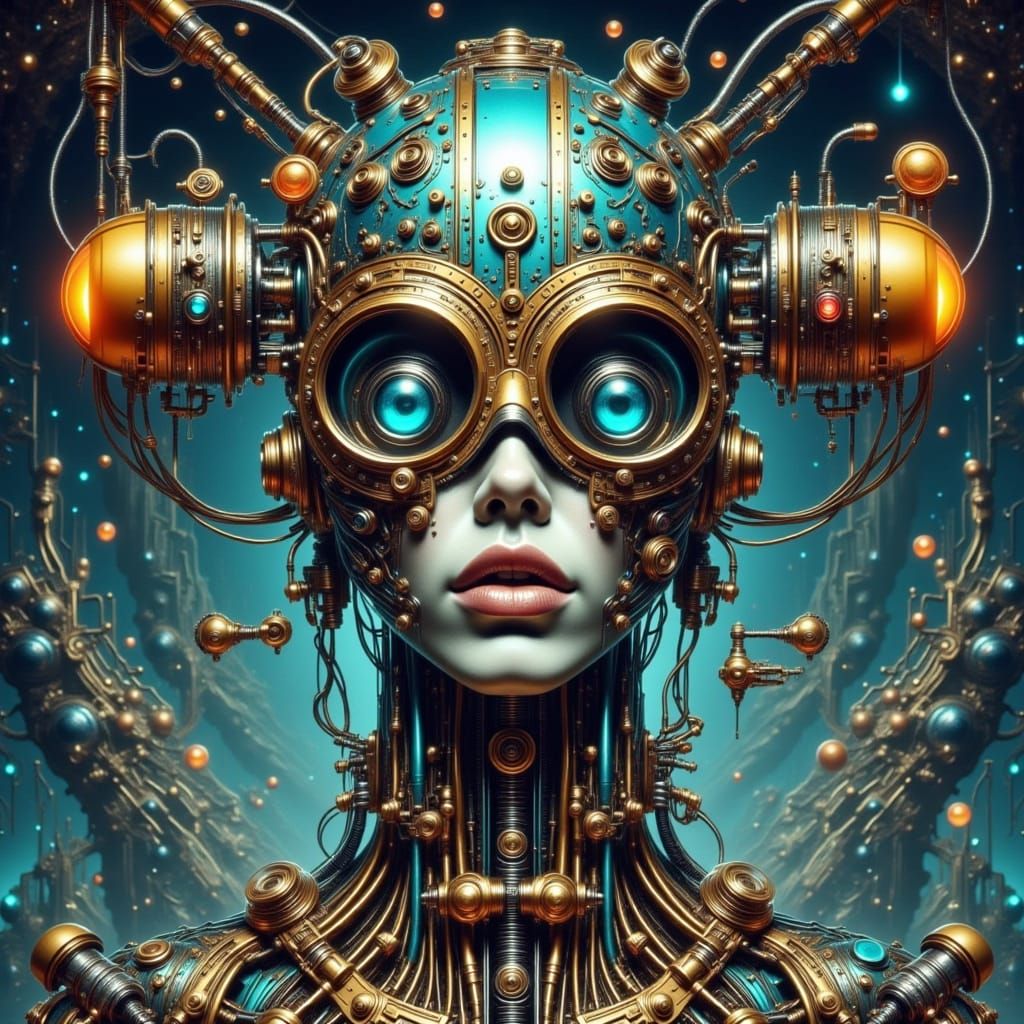 Surreal Cyberpunk Dreamscape