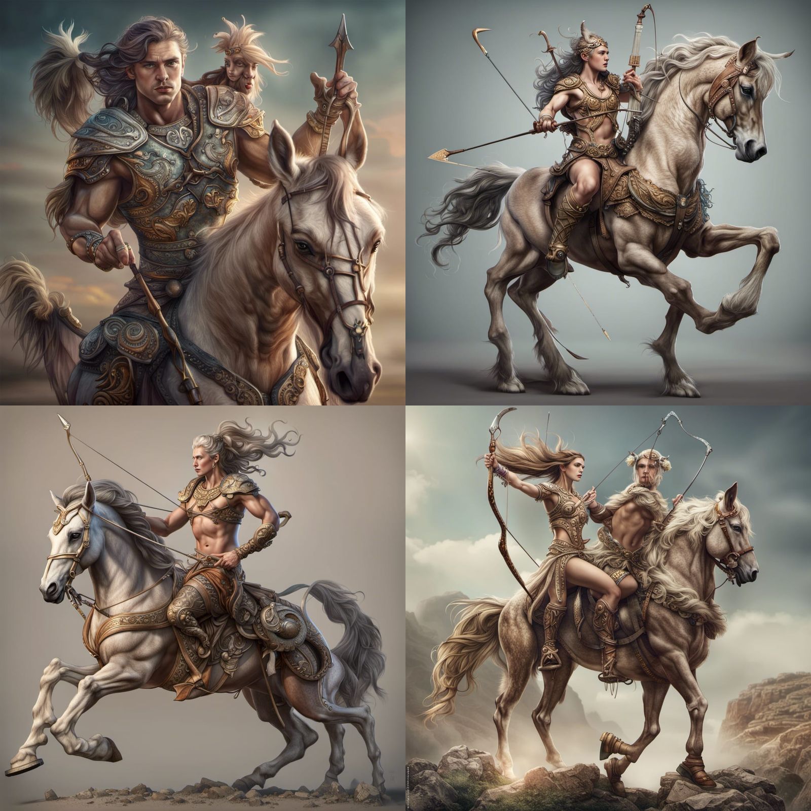 Mythical Centaur Archer in Detailed 3D Digital Art