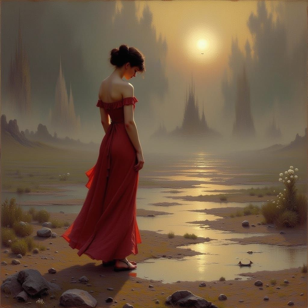 Woman's Feet in LoRA and Flux Style