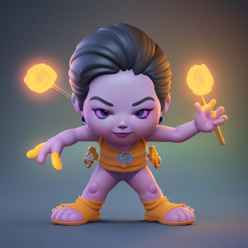 Pixar Style Funko Pop 3D Digital Art