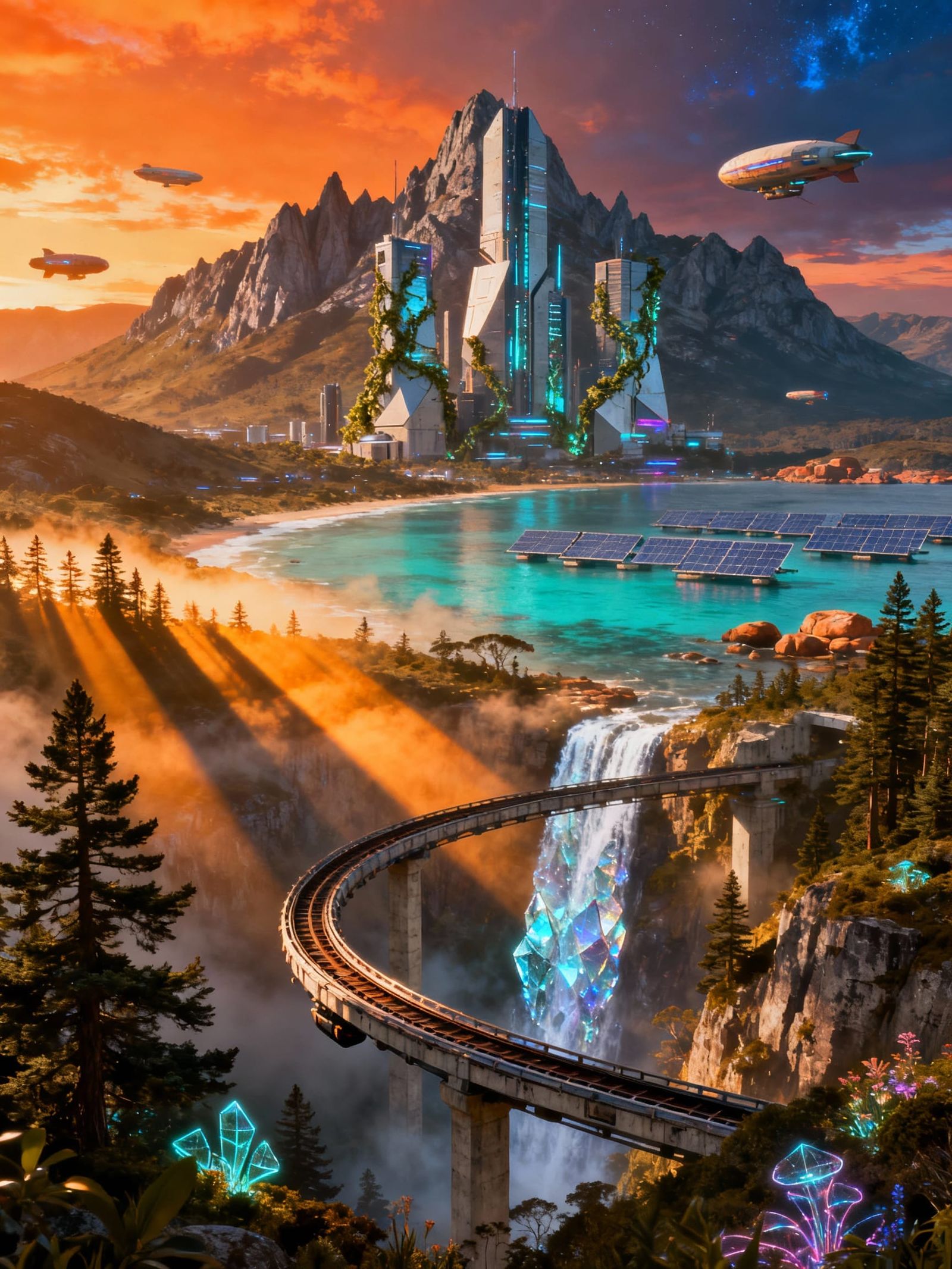 Tasmania's Epic Future Landscape: Cinematic Concept Art