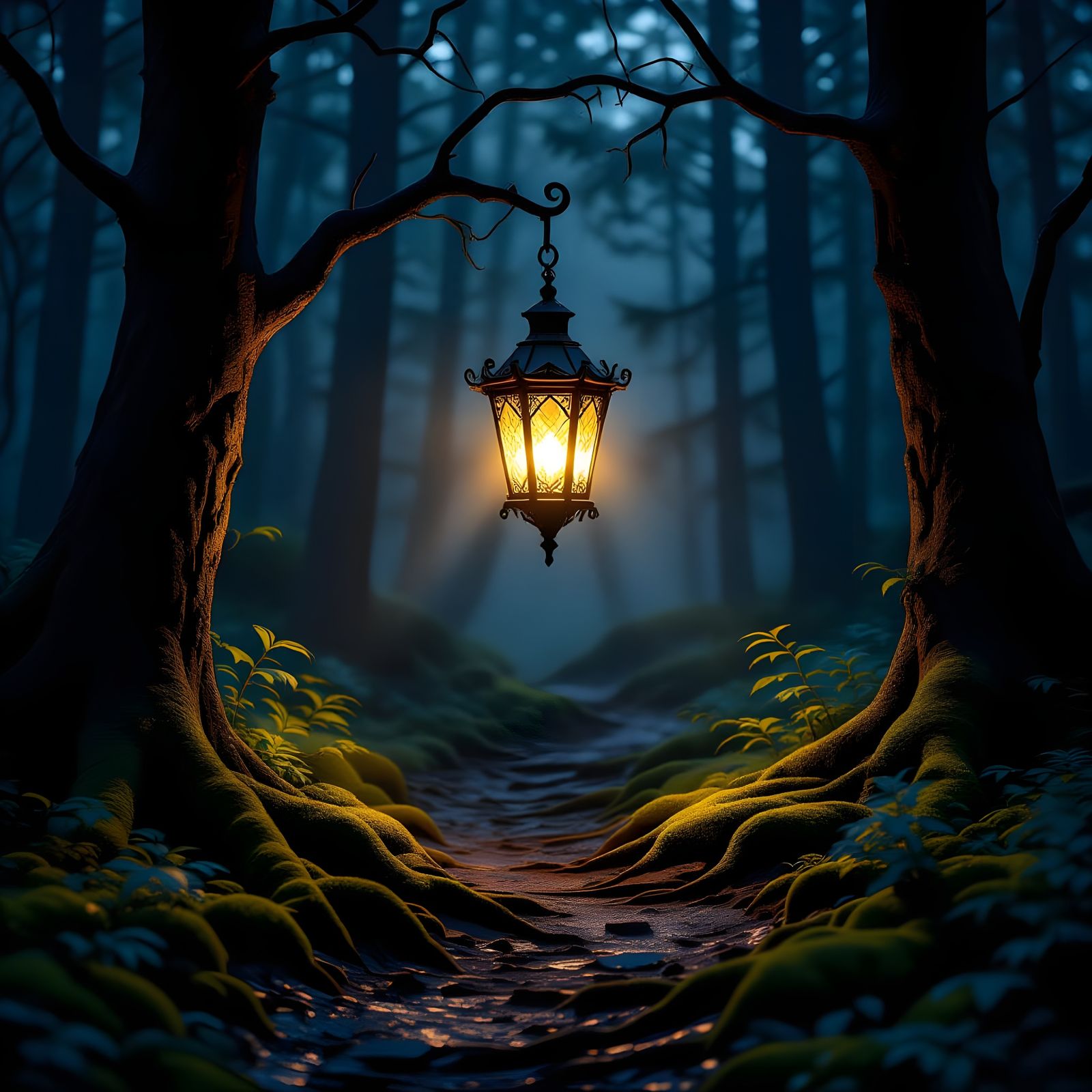 Abstract Light In The Dark