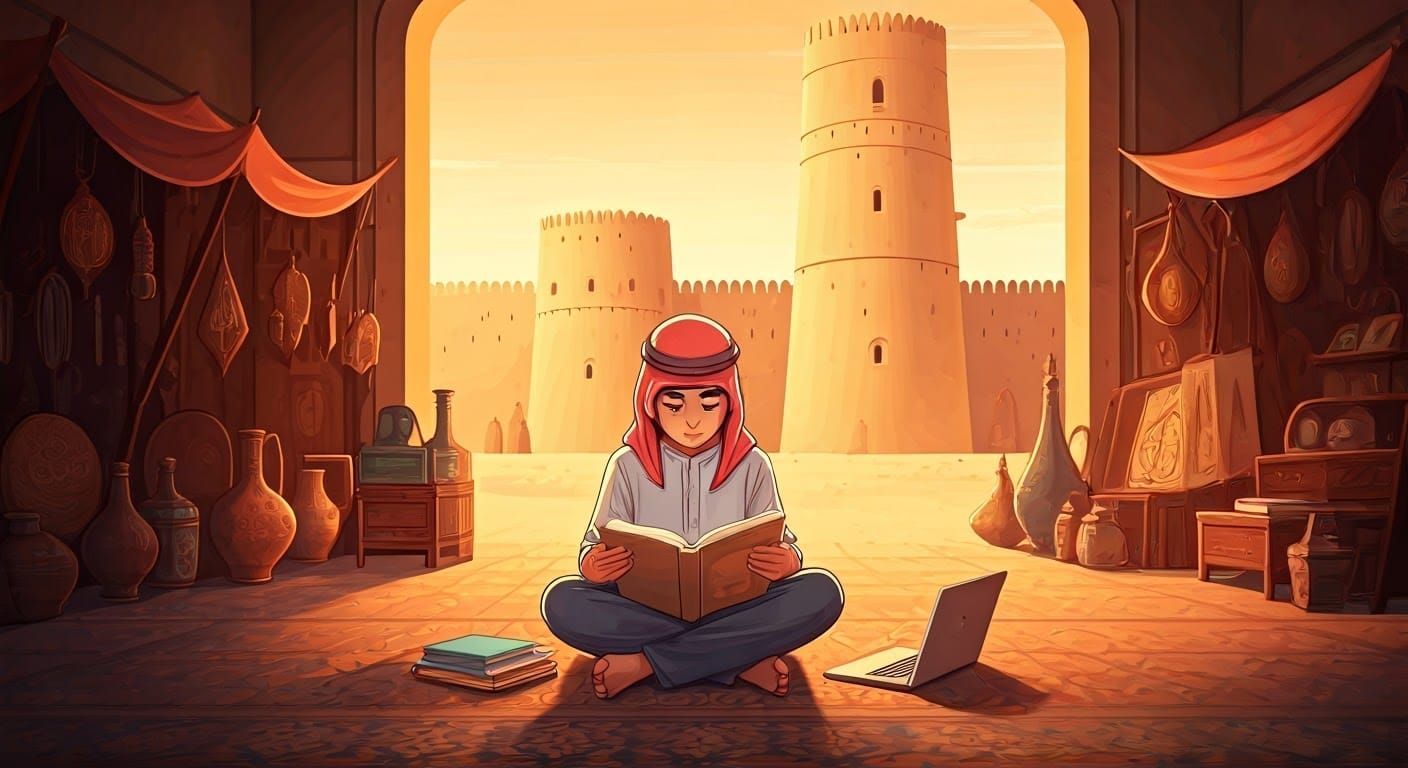 Omani Student: Heritage Meets Modern Education