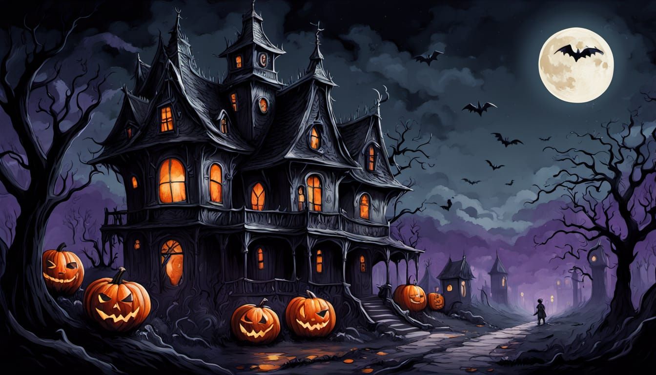 Surreal Halloween Bag Transforms into Monster, Tim Burton St...