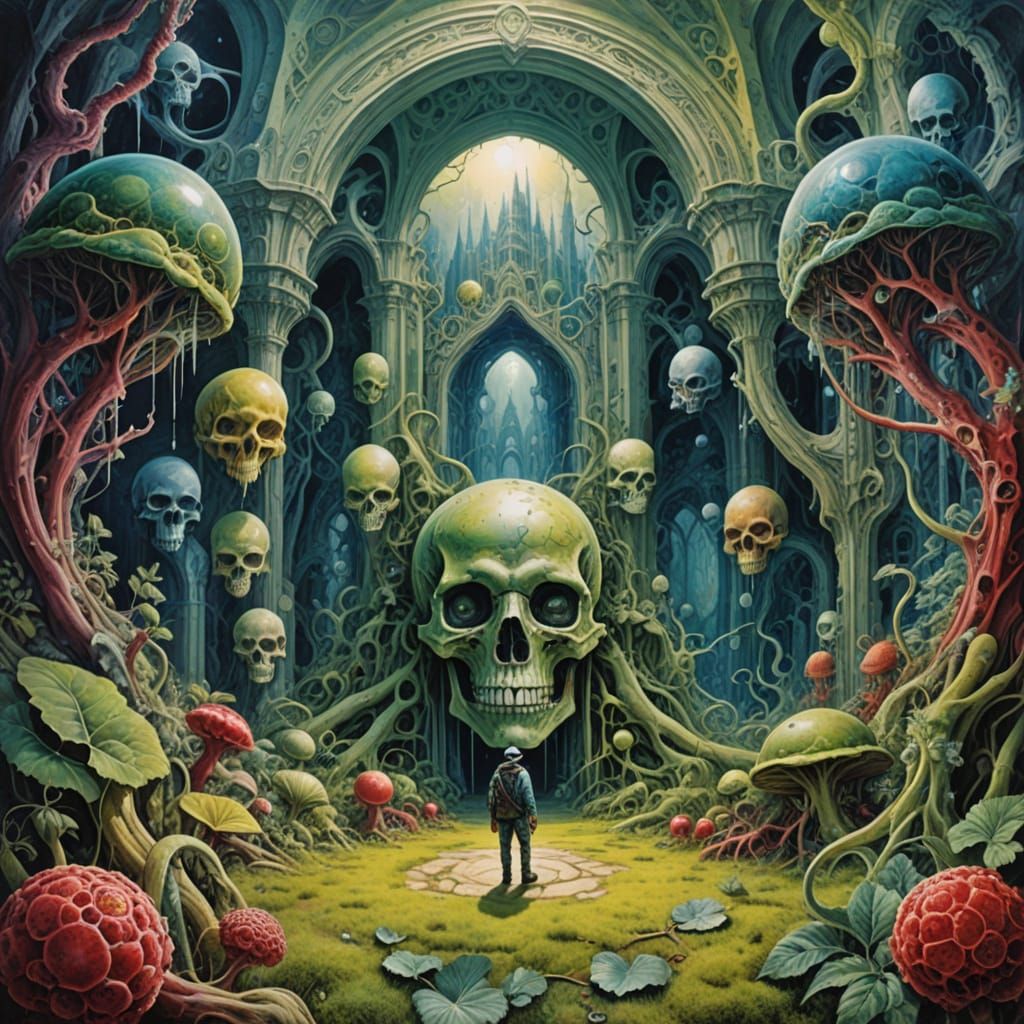 Surrealist Painting in a Dreamlike Aesthetic