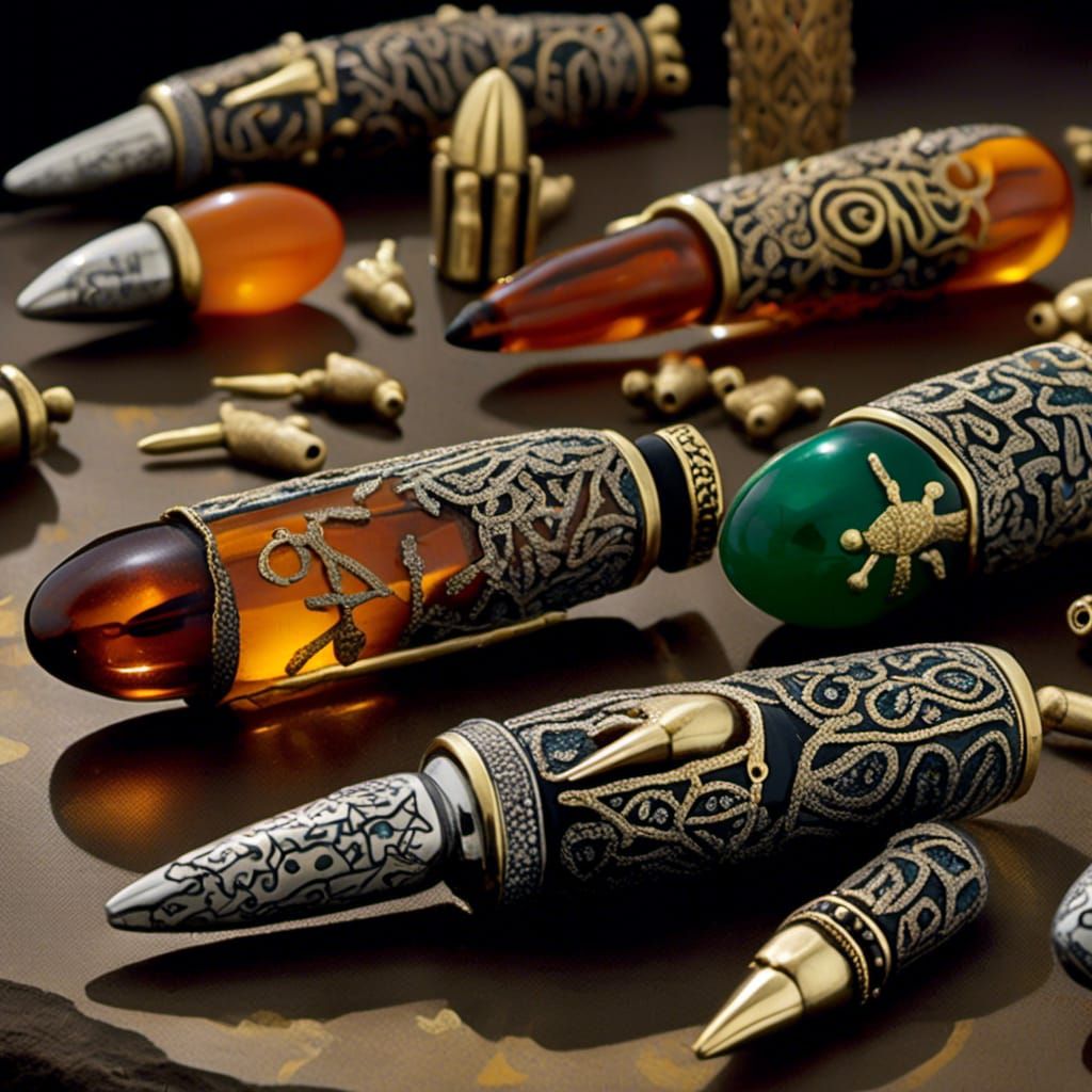Mystical Bullets of Exotic Design on Workbench
