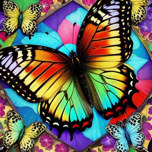 Rainbows and Butterflies in High Resolution