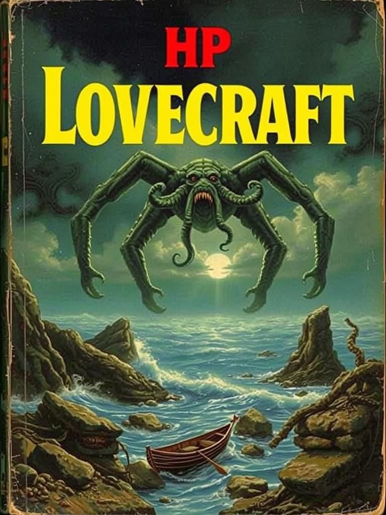 Cthulhu: A Vintage Lovecraftian Horror Book Cover