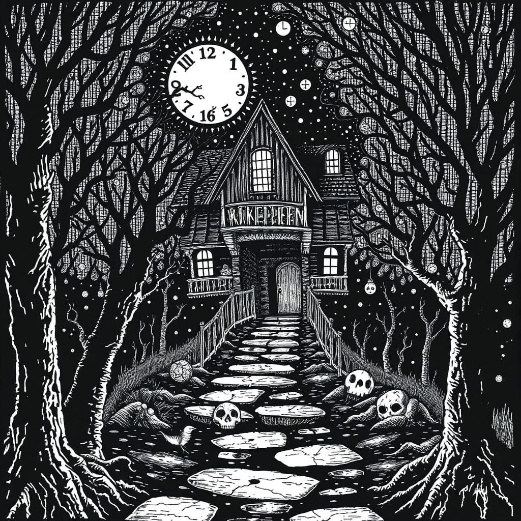 Fractal Zentangle Art in a Victorian Aesthetic