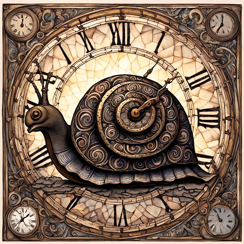Giant Brass Gear Snail Clockmaker of Hollow Glen