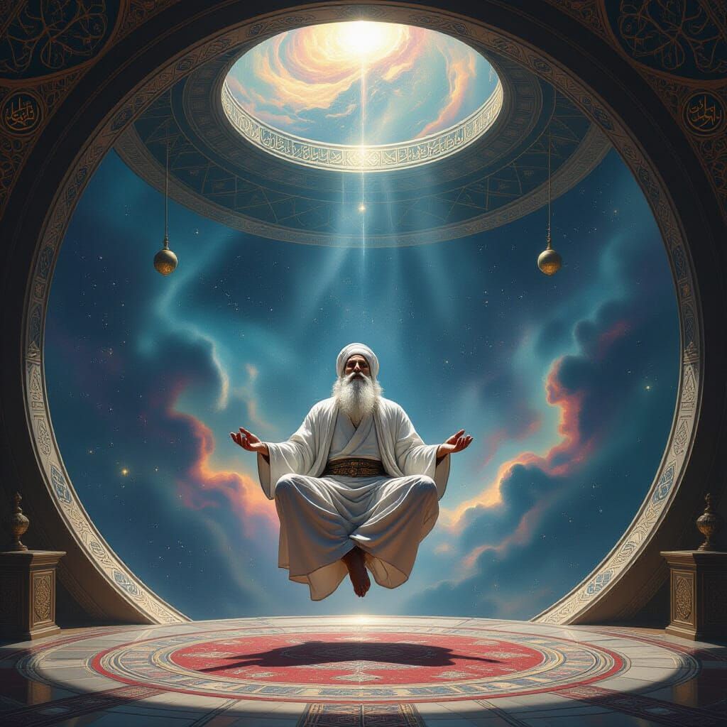 Mystic in Spaceship Interior: Orientalist Style