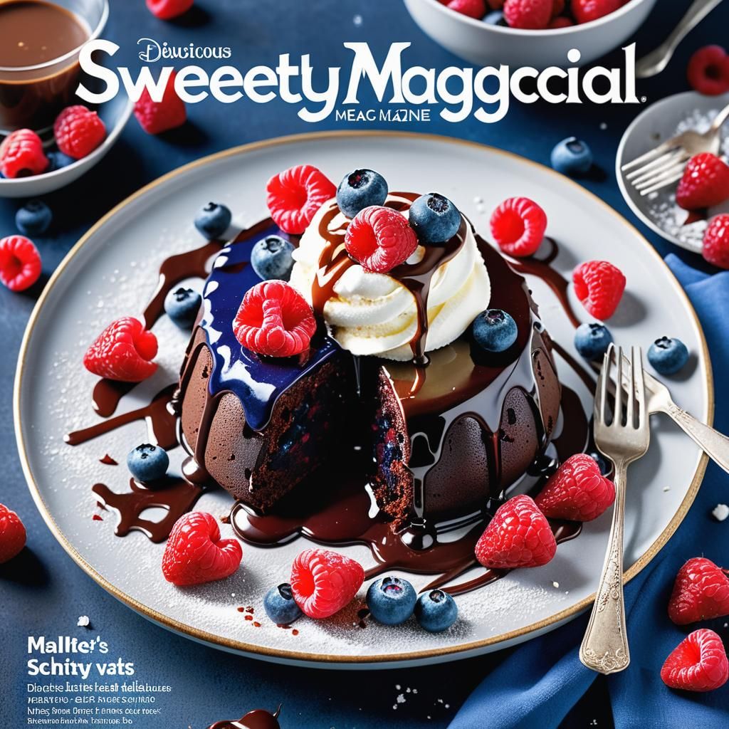 Decadent Chocolate Lava Cake and Espresso Affogato