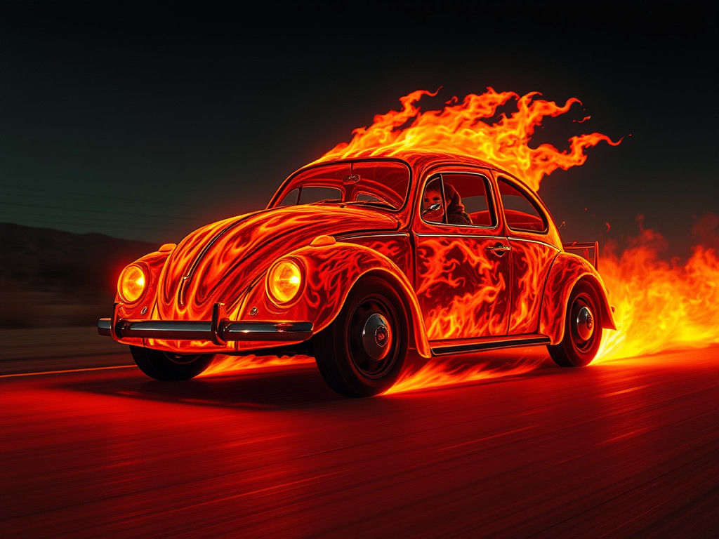 Fiery Phantom Drives Inferno Beetle