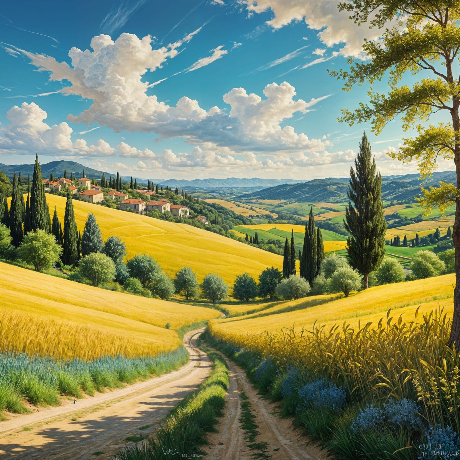 idyllic Toscana - summer vibes
