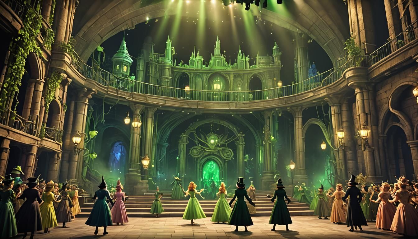 Dystopian Future 'Wicked' Performance, 3D Render