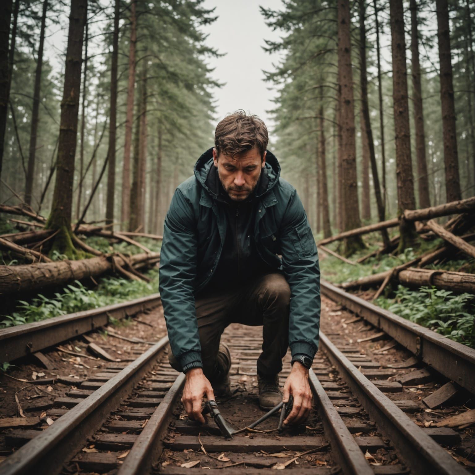 AI Generated Image of Struggling