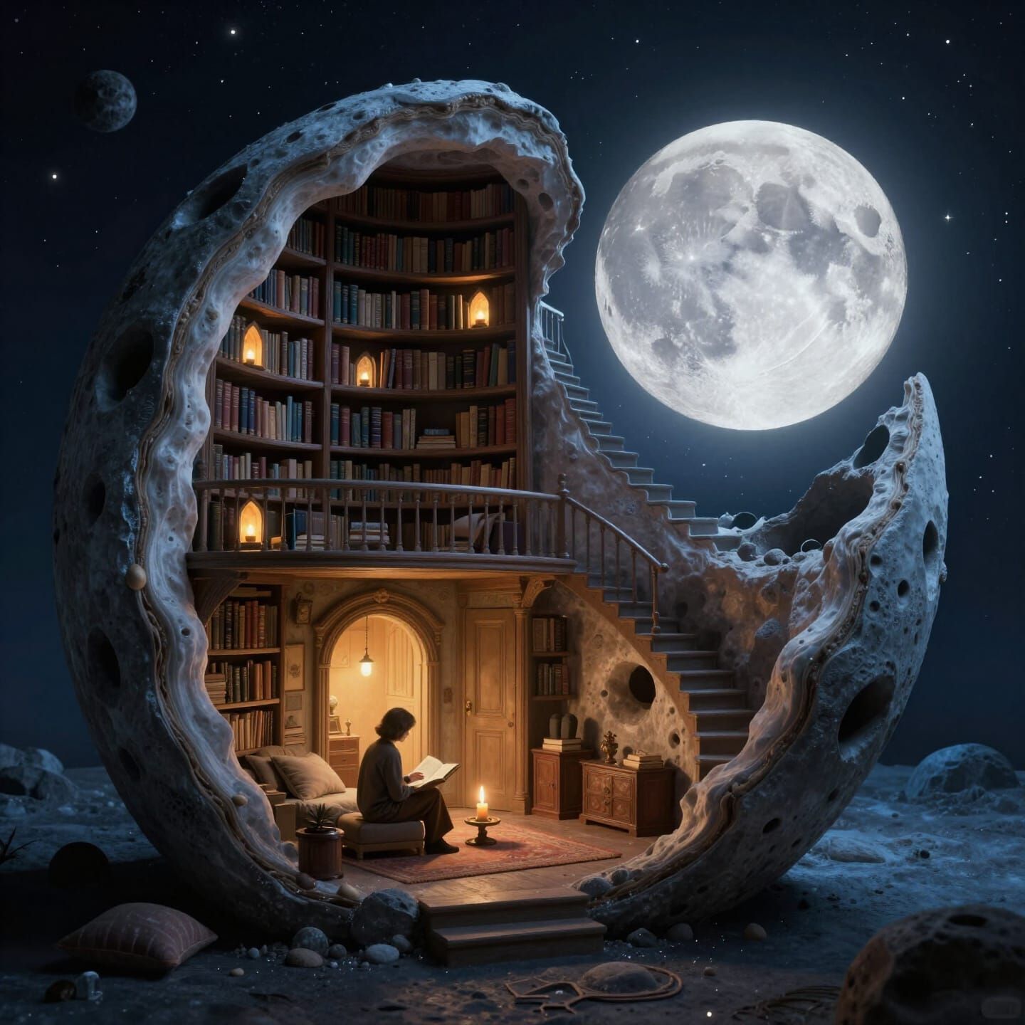 Moon reading Nook