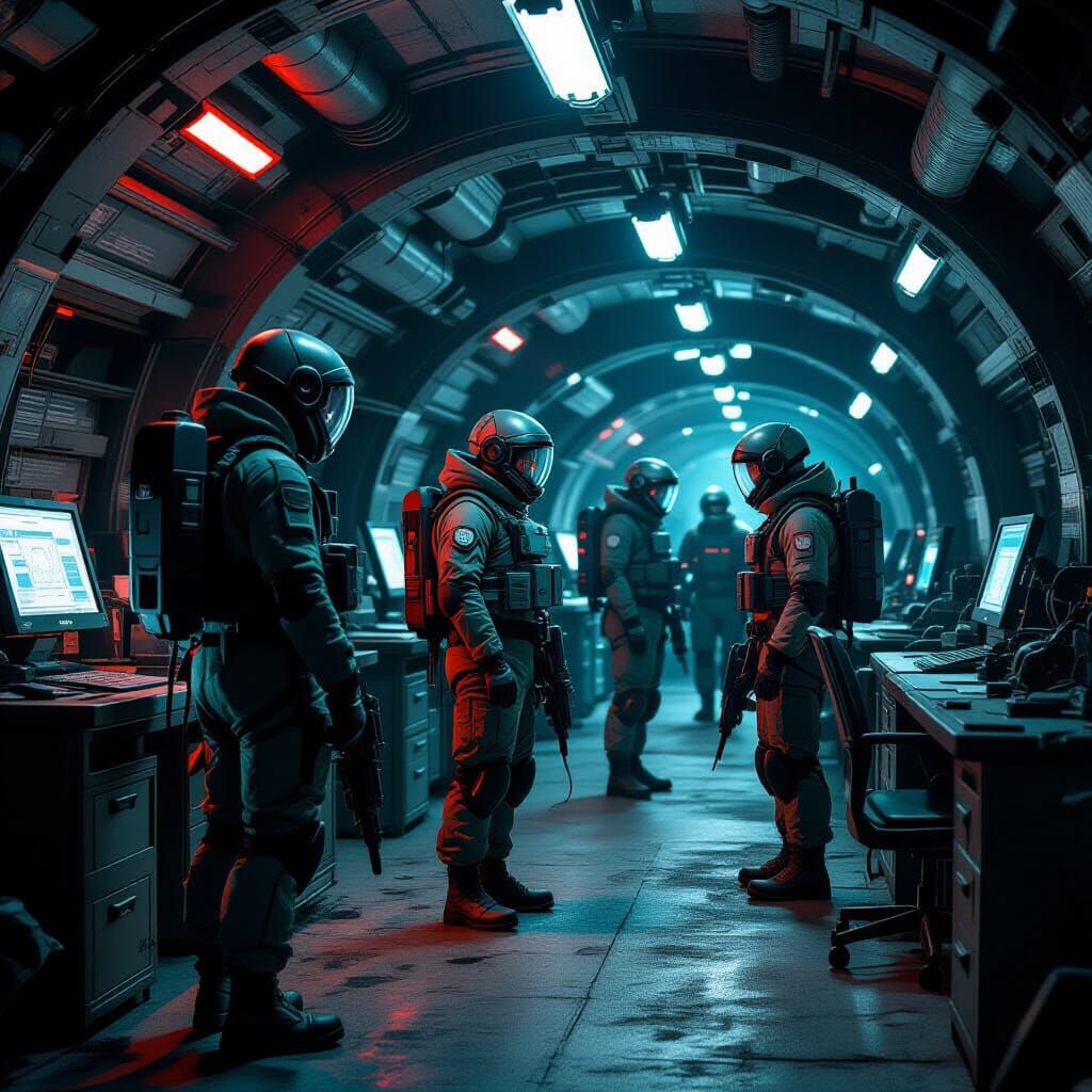 Bunker Survivors Prepare to Fight Alien Invasion