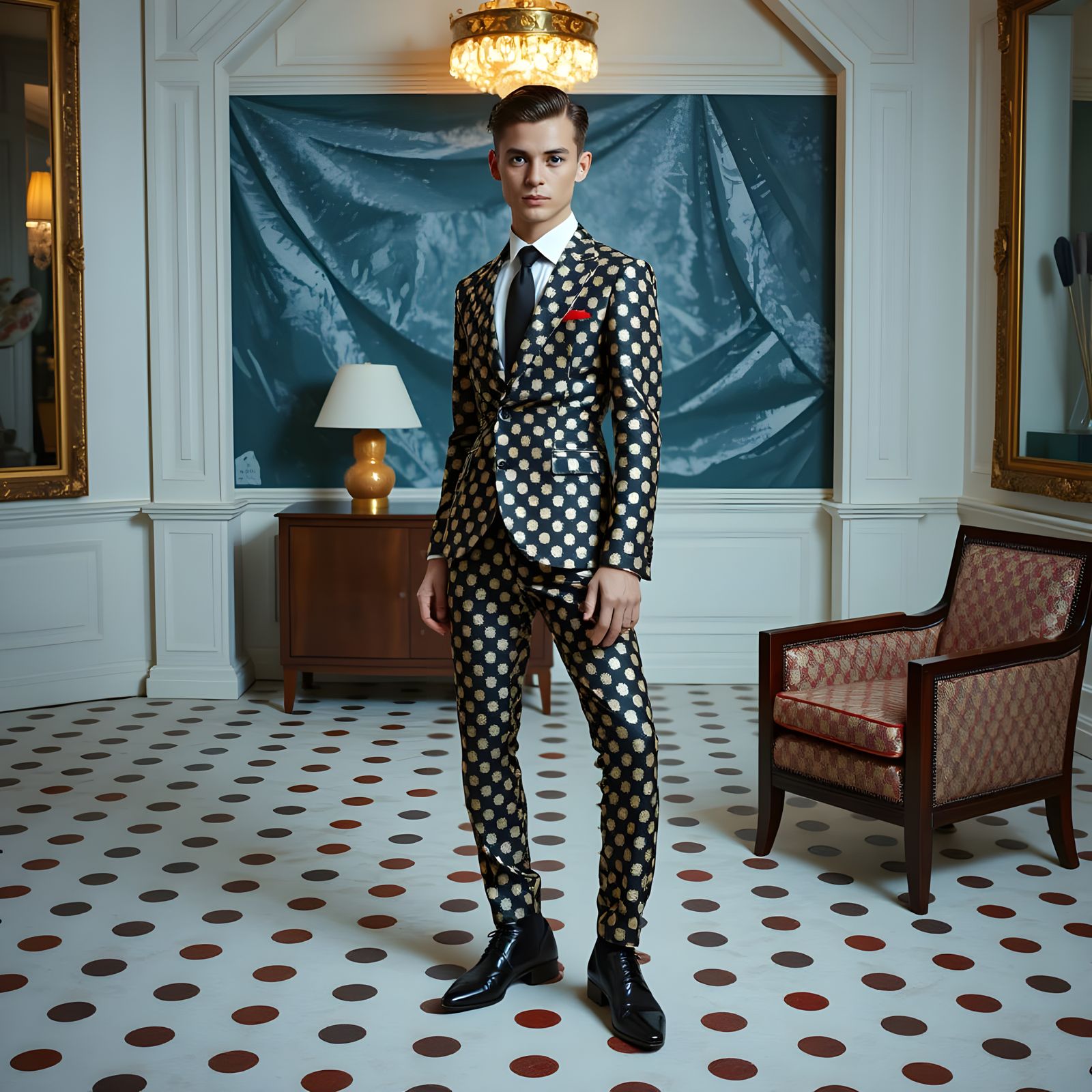 Polka Dot Fashion: A Scandal Advertisement in HD