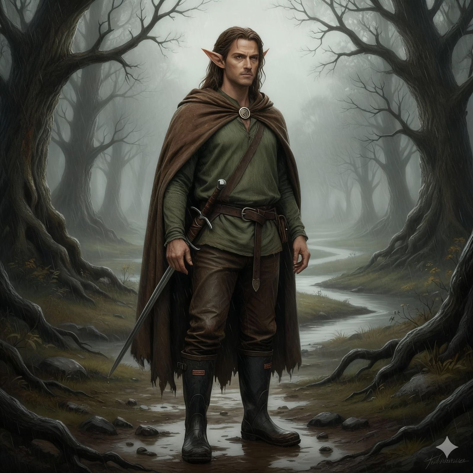 Elegant Elf Character Design