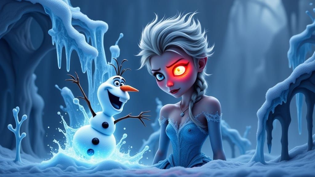Elsa's Fiery Rage at the Ice Castle