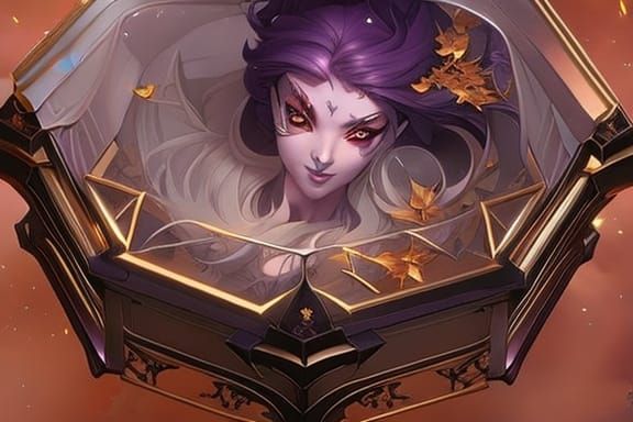 Imprisoned Fairy in a Box: Fantasy Art