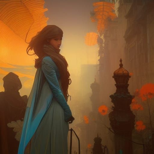 Farewell Scene in Dynamic Lighting