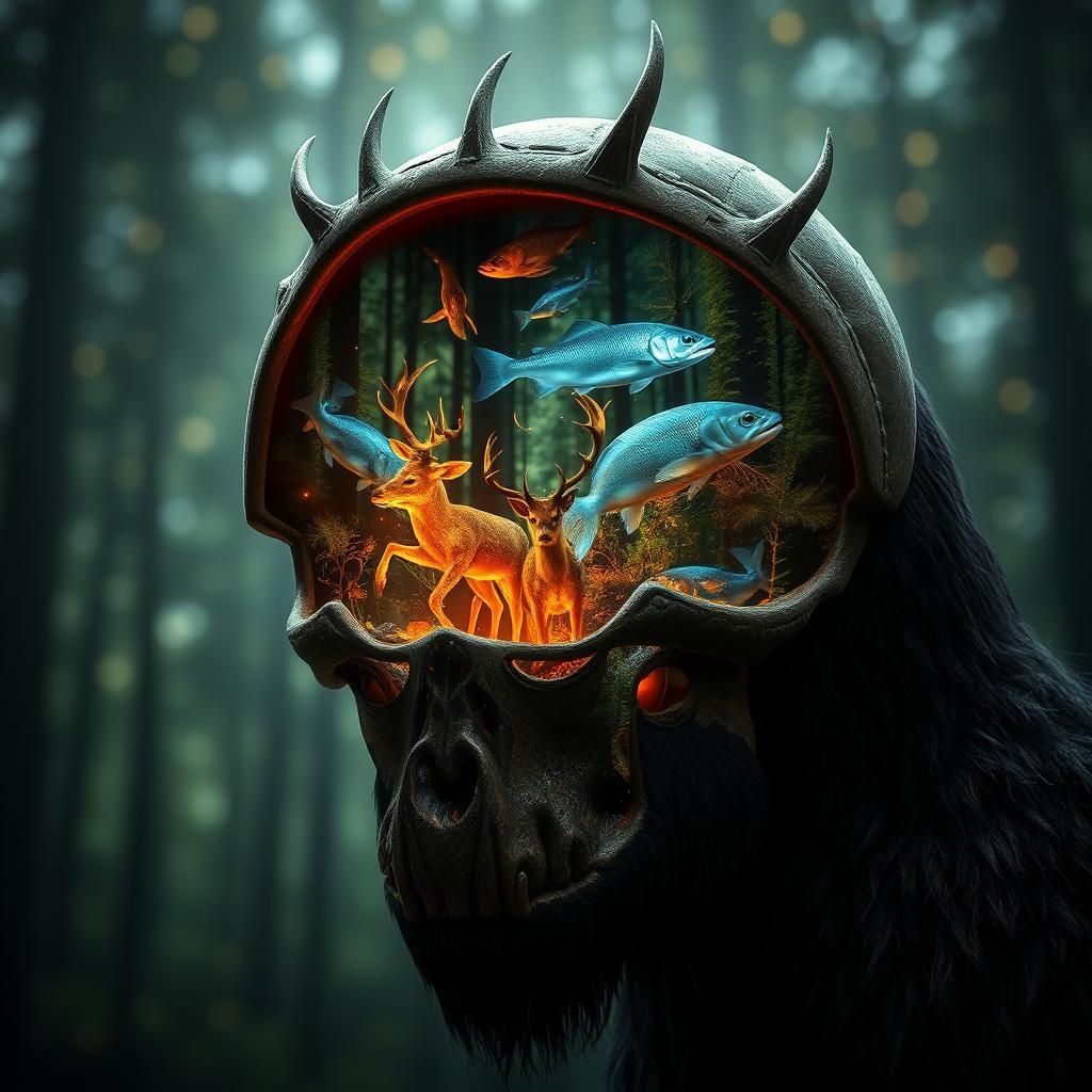 Bigfoot's Mind: A 3D Cinematic Dreamscape