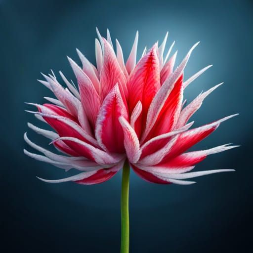 Frozen Tulip Exploding: Photorealistic Unreal Engine Render