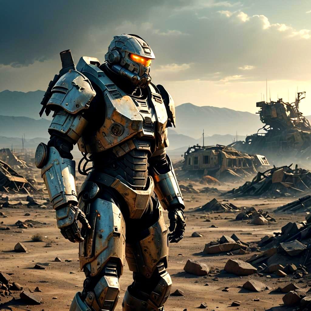 Fallout 4 Power Armor Cinematic Film Still