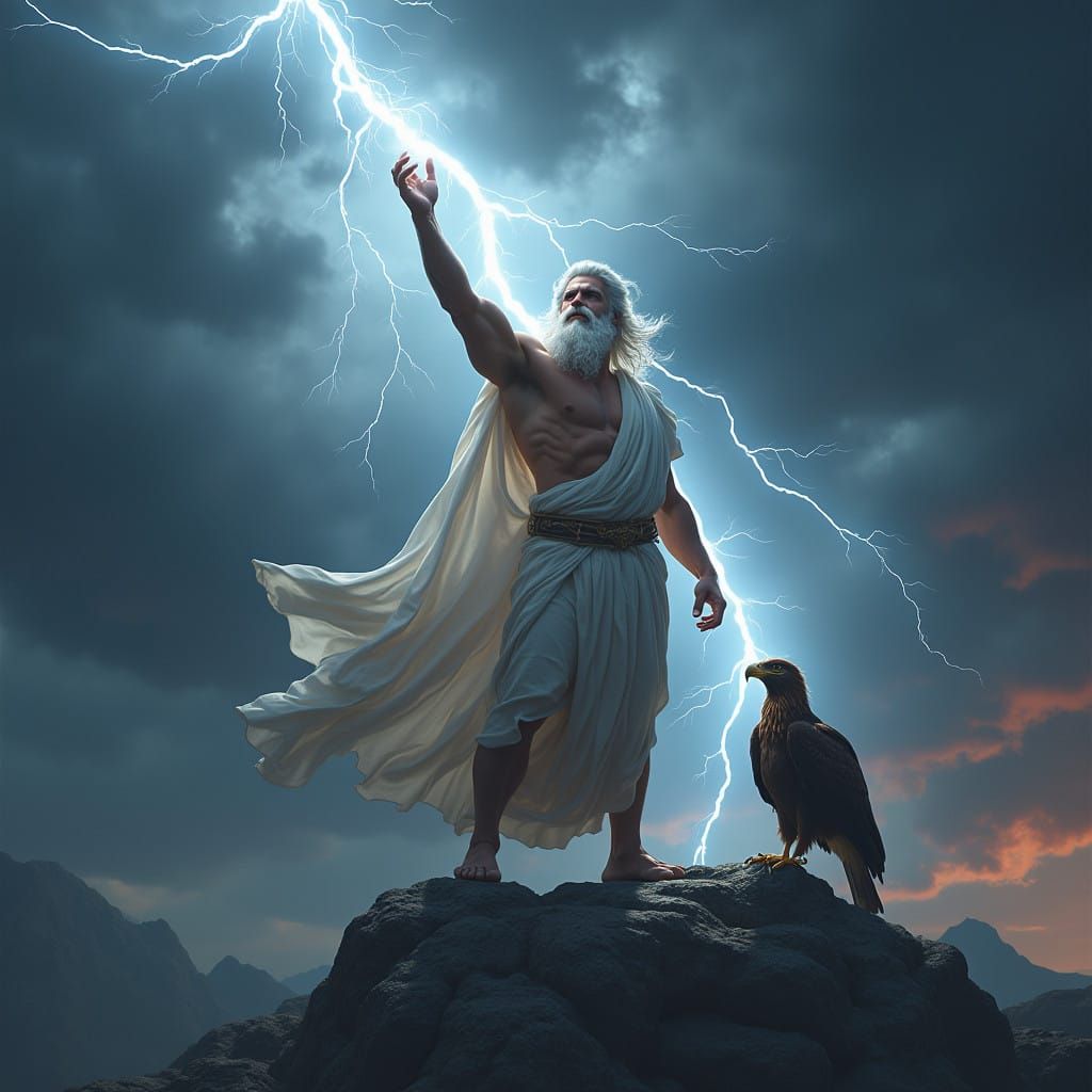 Zeus Reigns Supreme on Mount Olympus