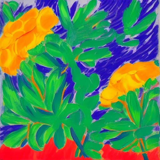 Henri Matisse style, bee