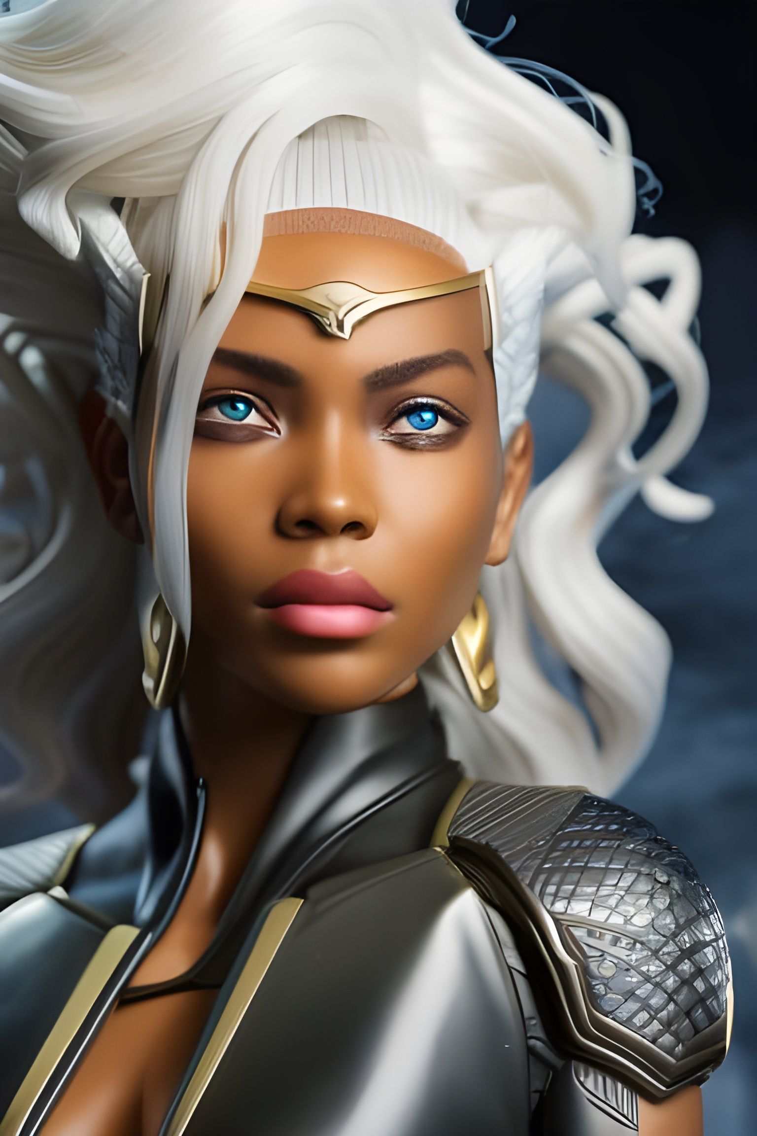 Marvel Storm Goddess Portrait in HDR