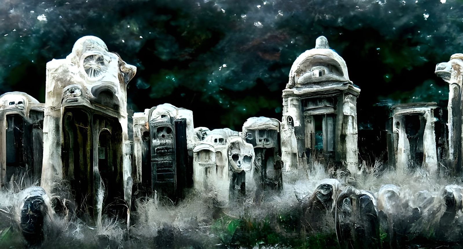 Ghostly City of the Dead: Sinister Architecture
