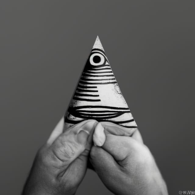 Monochrome All-Seeing Eye of Horus