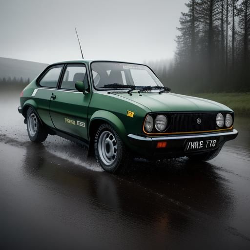 Vauxhall Chevette HSR Jumps on Scottish Rally