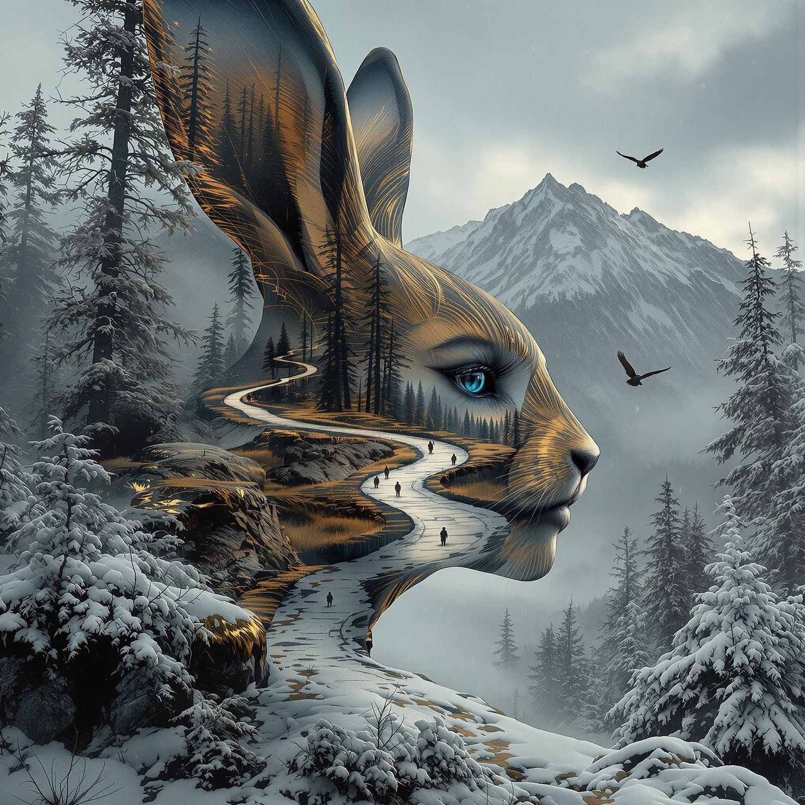 Michabo - A rabbit deity of other Algonquin tribes who is said to have created the human race.