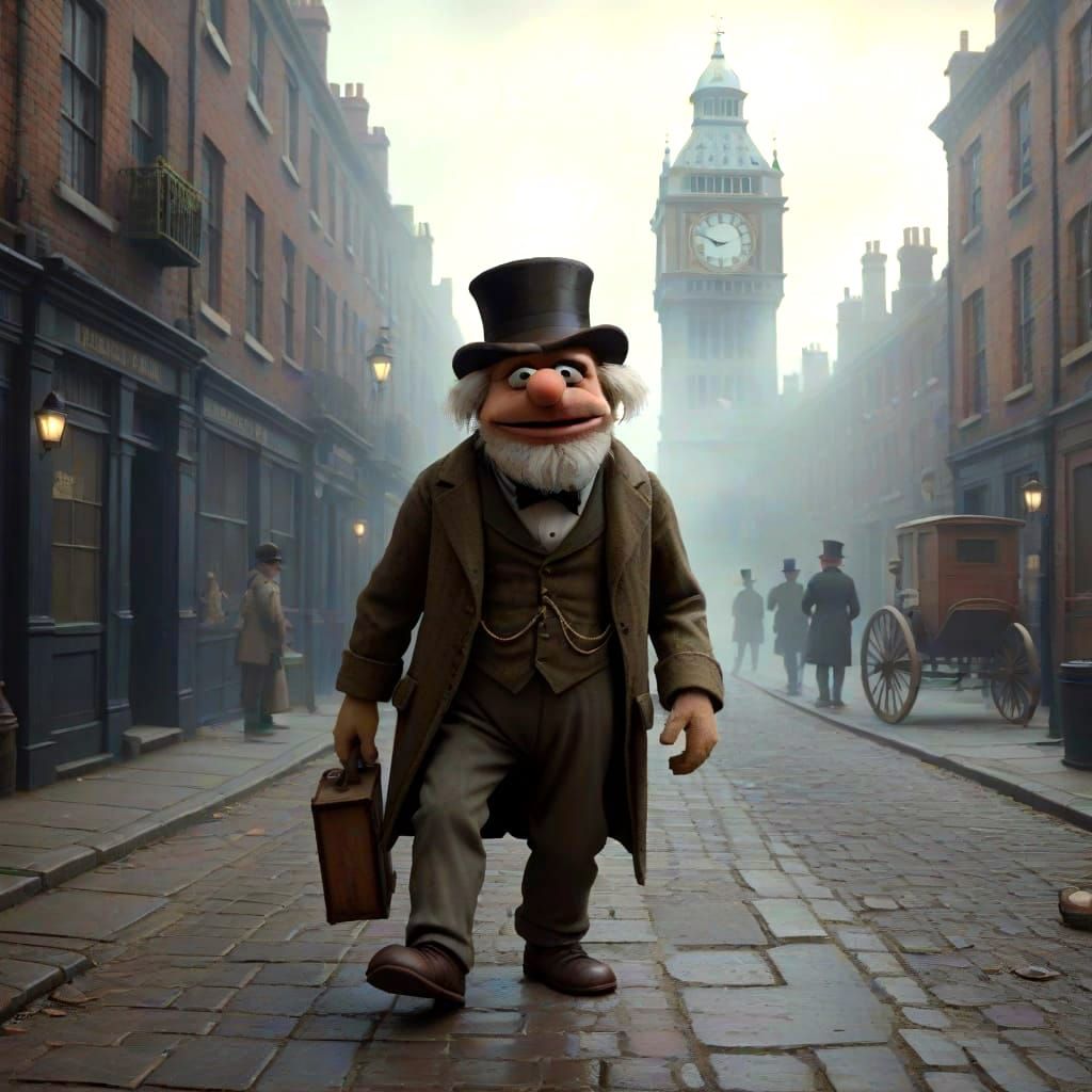 Muppet Charles Darwin